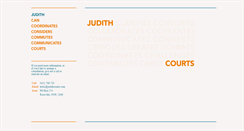 Desktop Screenshot of judithcourts.com